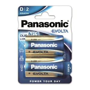 Батарейка Panasonic EVOLTA D BLI 2 ALKALINE